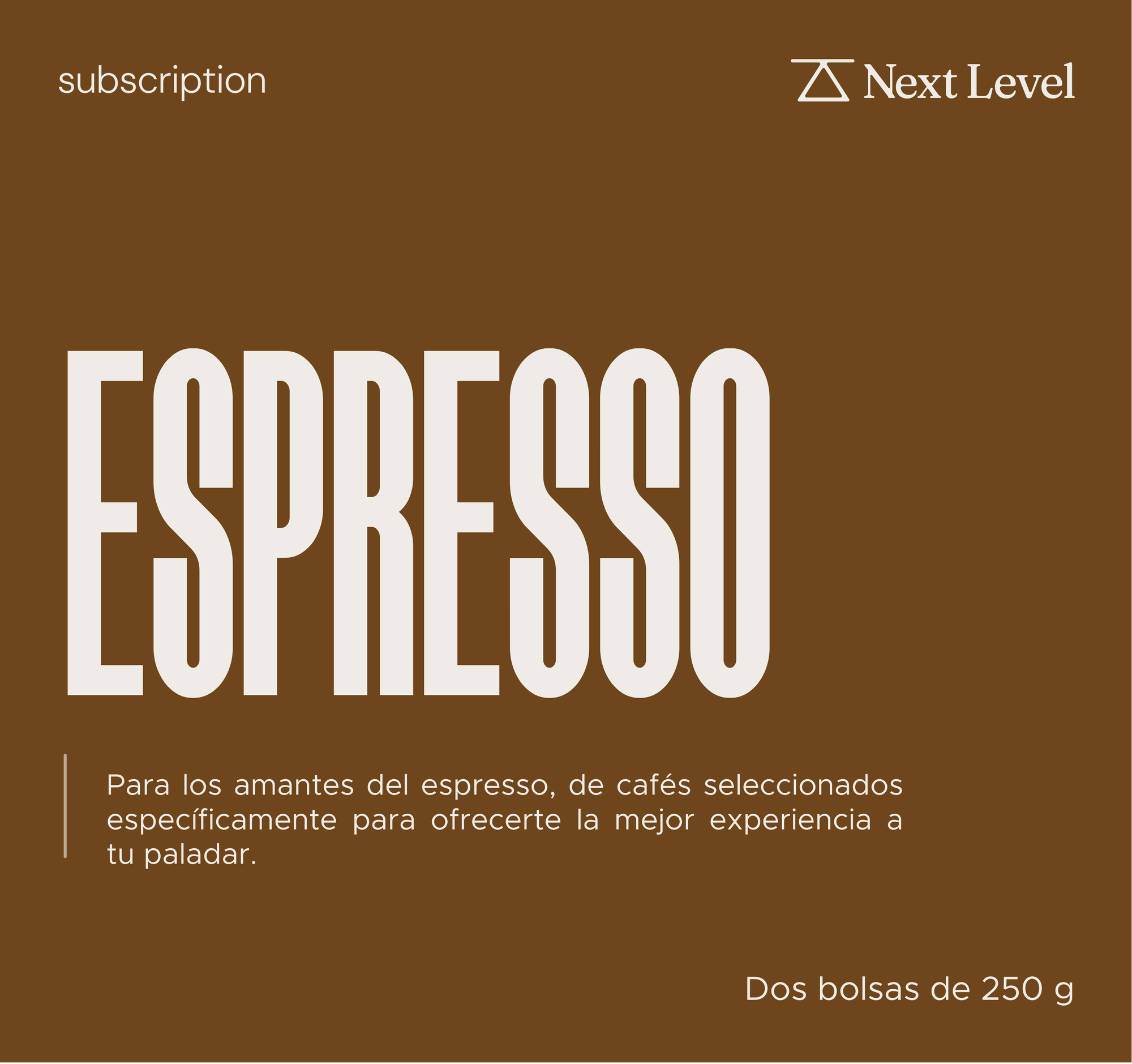 Suscripción Espresso